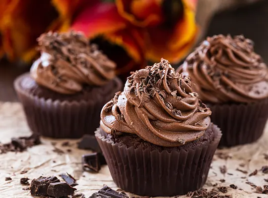 Cupcakes au chocolat